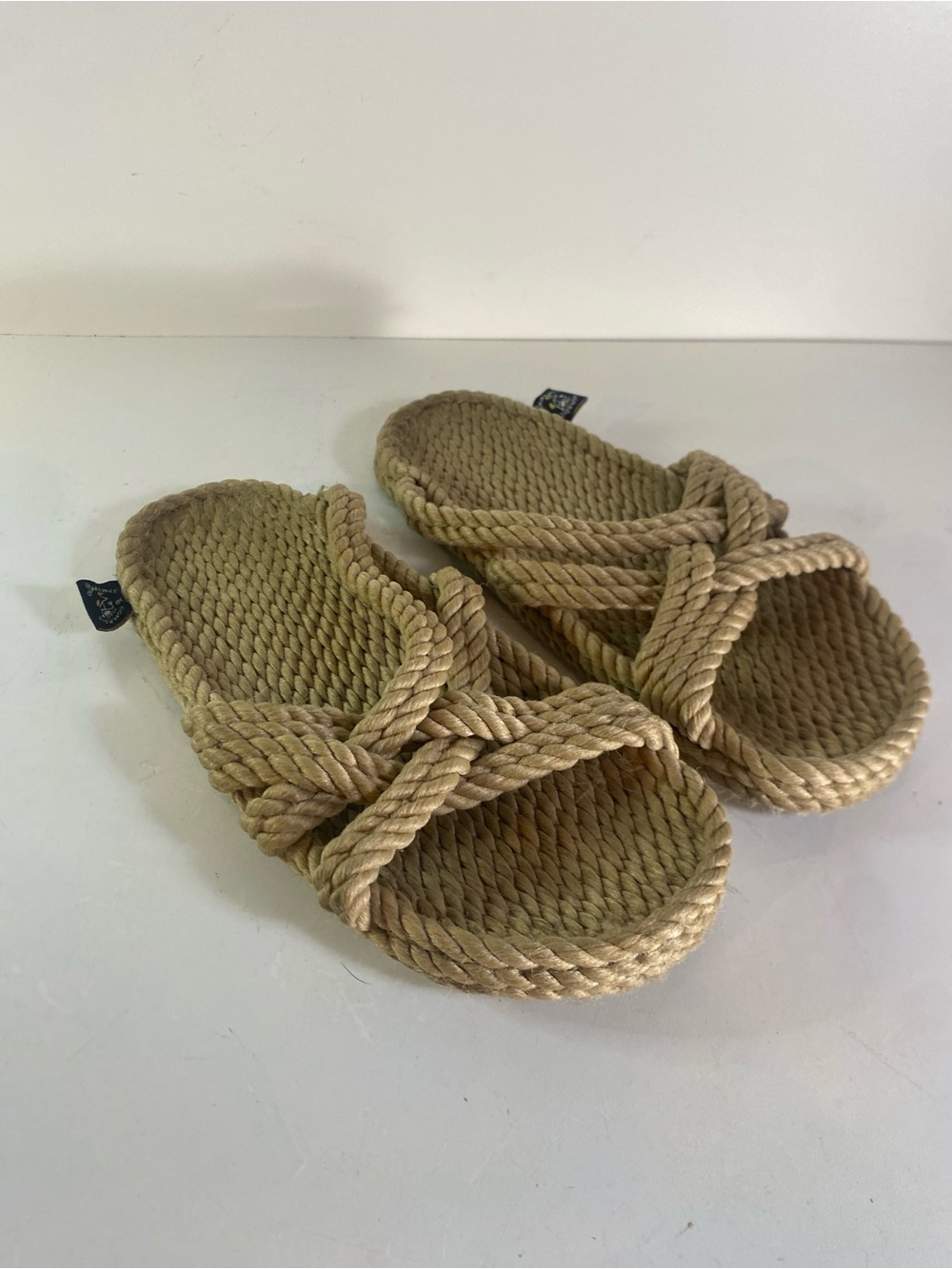 Nomadic State Of Mind Woven Tan Rope Design Size 38